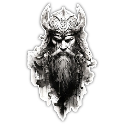 Wikinger Jarl Aufkleber