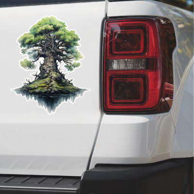Yggdrasil Bunt Aufkleber - Ansicht 2