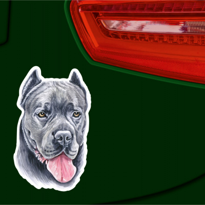 Cane Corso Aufkleber Bunt - Ansicht 2