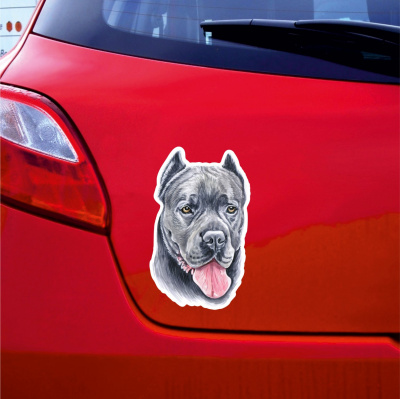 Cane Corso Aufkleber Bunt - Ansicht 3