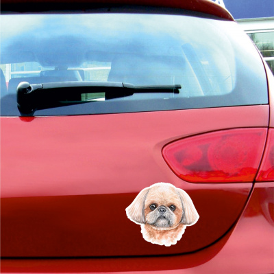 Shih Tzu Aufkleber Bunt - Ansicht 3