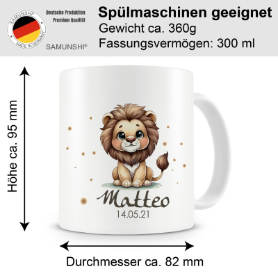 Tasse mit Kleiner Lwe als Motiv - Ansicht 2