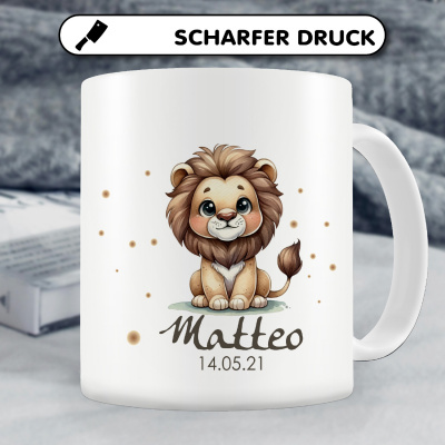 Tasse mit Kleiner Lwe als Motiv - Ansicht 4