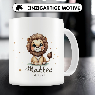 Tasse mit Kleiner Lwe als Motiv - Ansicht 5