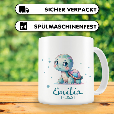 Tasse mit Se Schildkrte als Motiv - Ansicht 3