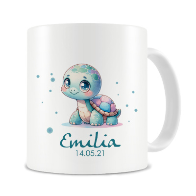 Tasse mit Se Schildkrte als Motiv