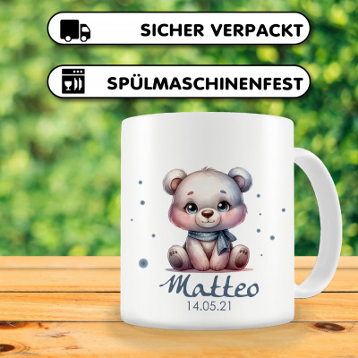 Tasse mit Baby Br als Motiv - Ansicht 3