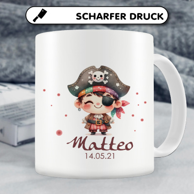 Tasse mit Kleiner Pirat als Motiv - Ansicht 4