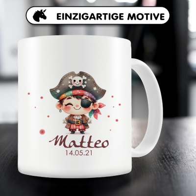 Tasse mit Kleiner Pirat als Motiv - Ansicht 5