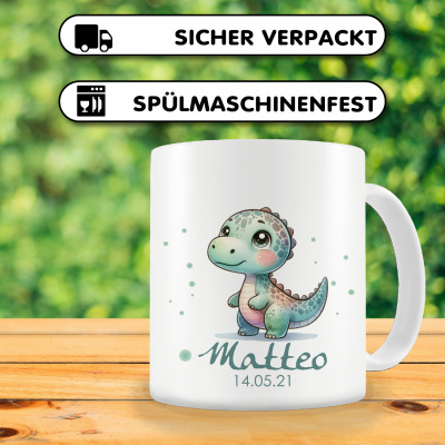 Tasse mit Ser Dino als Motiv - Ansicht 3