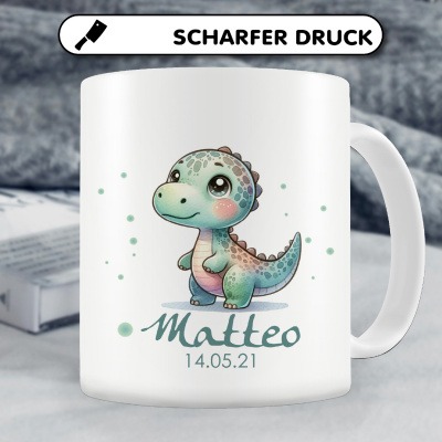 Tasse mit Ser Dino als Motiv - Ansicht 4