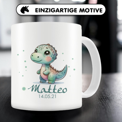 Tasse mit Ser Dino als Motiv - Ansicht 5