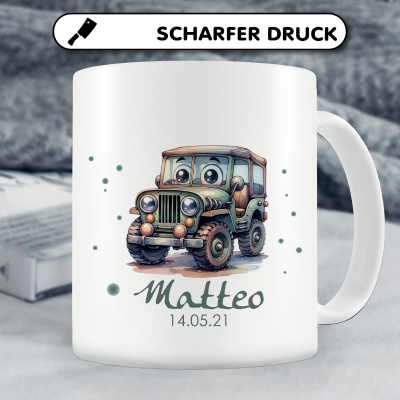 Tasse mit Ser Jeep als Motiv - Ansicht 4
