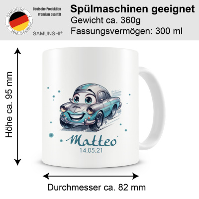 Tasse mit Ses Auto als Motiv - Ansicht 2
