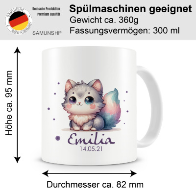 Tasse mit Se Katze als Motiv - Ansicht 2
