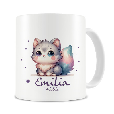 Tasse mit Se Katze als Motiv