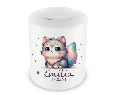 Spardose mit Motiv Se Katze