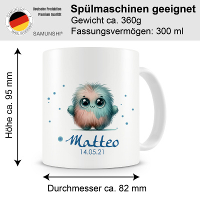 Tasse mit Kleines Monster als Motiv - Ansicht 2
