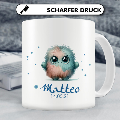 Tasse mit Kleines Monster als Motiv - Ansicht 4