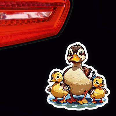 Se Enten  Aufkleber Cartoon - Ansicht 3