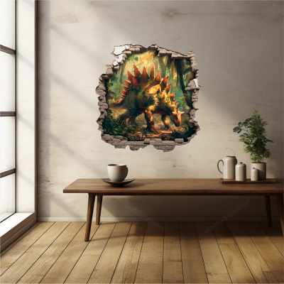 Buntes Wandtattoo 