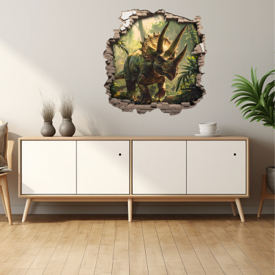 Buntes Wandtattoo 