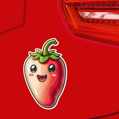 Se Kawaii Pepperoni Aufkleber Cartoon - Ansicht 3