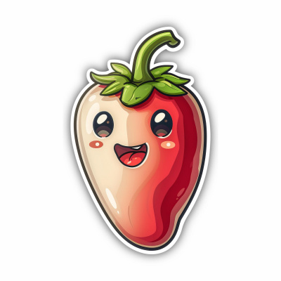 Se Kawaii Pepperoni Aufkleber Cartoon