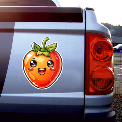 Se Kawaii Kumquat Aufkleber Cartoon - Ansicht 2