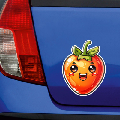 Se Kawaii Kumquat Aufkleber Cartoon - Ansicht 3