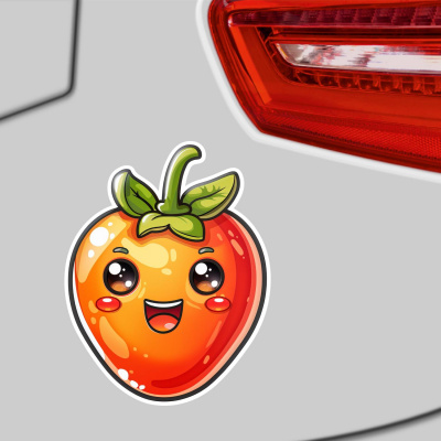 Se Kawaii Kumquat Aufkleber Cartoon - Ansicht 4