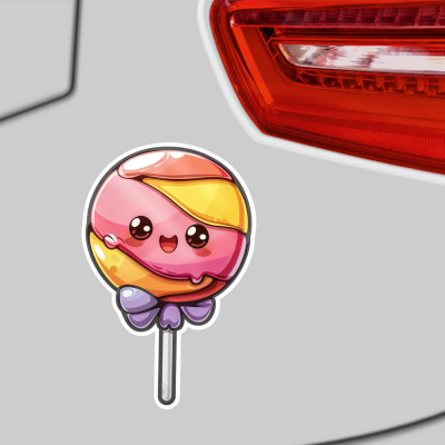 Ser Kawaii Lutscher Lolli Lollipop Aufkleber Cartoon - Ansicht 3