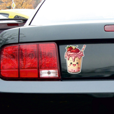 S��er Kawaii Milkshake Aufkleber Cartoon - Ansicht 2