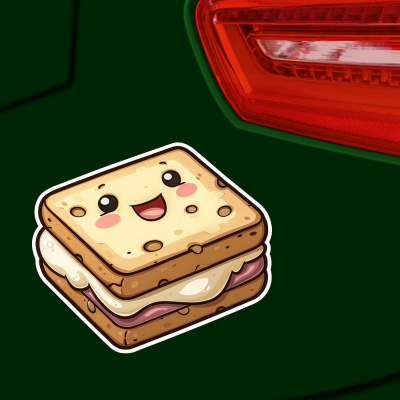 Ser Kawaii SMore Aufkleber Cartoon - Ansicht 2
