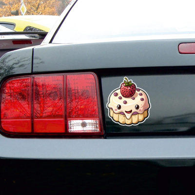 S��er Kawaii Kuchen Aufkleber Cartoon - Ansicht 2