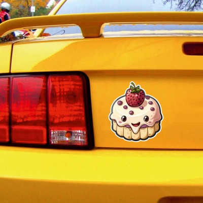 S��er Kawaii Kuchen Aufkleber Cartoon - Ansicht 3