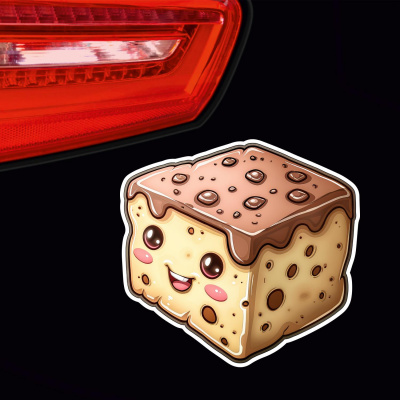 Ser Kawaii Brownie Aufkleber Cartoon - Ansicht 3