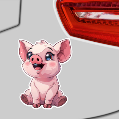 Ses Kawaii Schwein Ferkel Aufkleber Cartoon - Ansicht 3