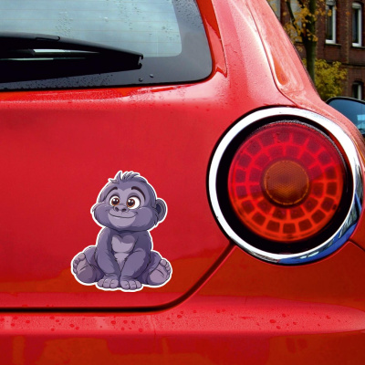 S��er Kawaii Affe Aufkleber Cartoon - Ansicht 4