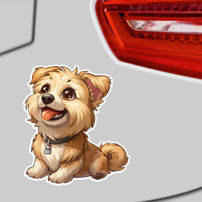 Ser Kawaii Hund Aufkleber Cartoon - Ansicht 4