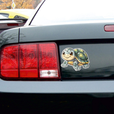 S��e Kawaii Schildkr�te Aufkleber Cartoon - Ansicht 2