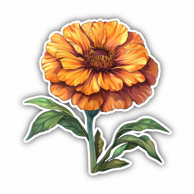 Ringelblume Aufkleber