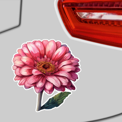 Gerbera Blte Aufkleber - Ansicht 2
