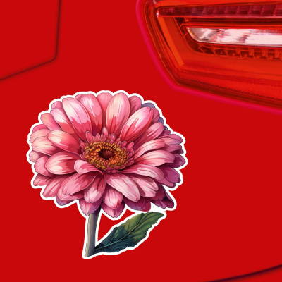 Gerbera Blte Aufkleber - Ansicht 4