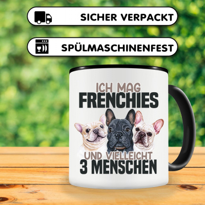 Tasse mit dem Motiv Ich mag Frenchies - Ansicht 3