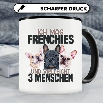 Tasse mit dem Motiv Ich mag Frenchies - Ansicht 4