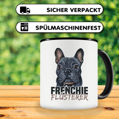 Tasse mit dem Motiv Frenchie Flsterer - Ansicht 3