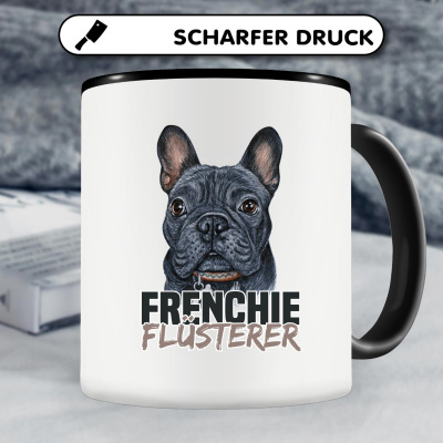 Tasse mit dem Motiv Frenchie Flsterer - Ansicht 4