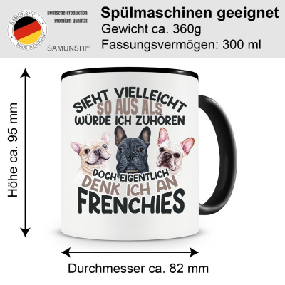 Tasse mit dem Motiv Sieht vielleicht so aus Frenchie - Ansicht 2