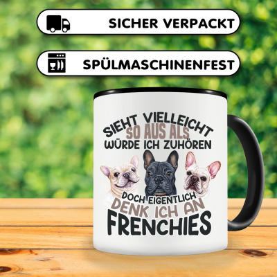 Tasse mit dem Motiv Sieht vielleicht so aus Frenchie - Ansicht 3